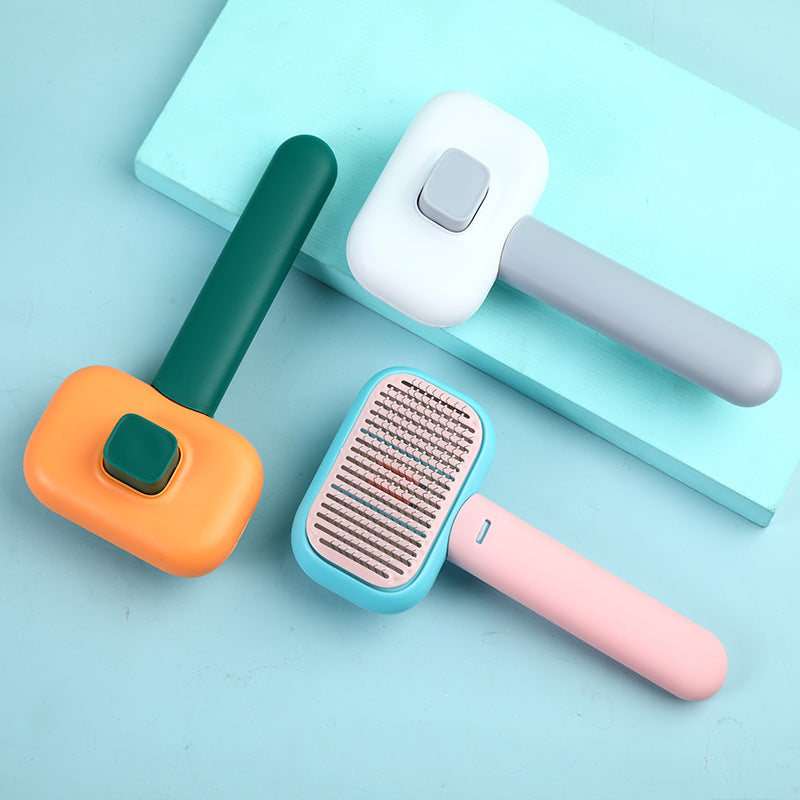 Pet Hair Brush Self Cleaning