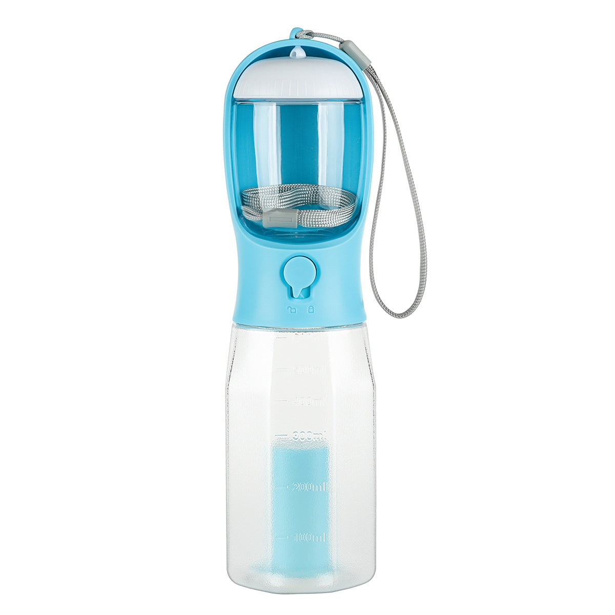 Portable chat chien bouteille d'eau distributeur de nourriture buveur caca distributeur 3 en 1 étanche multifonctionnel chien bouteille d'eau produits pour animaux de compagnie