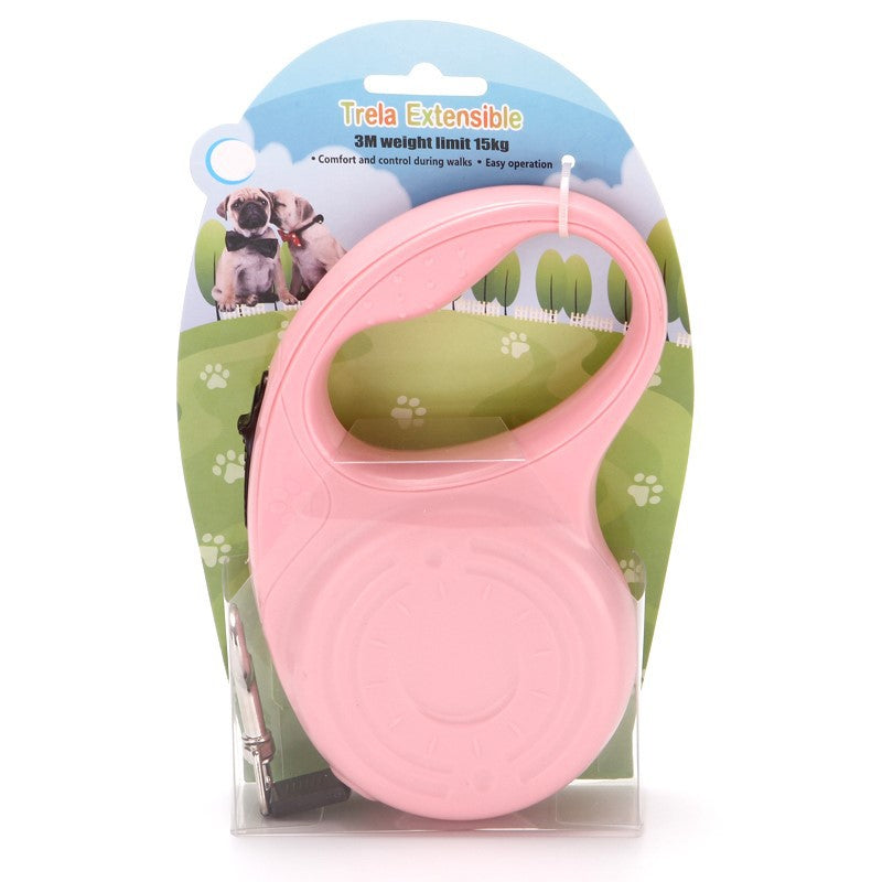 Automatic retractable dog leash