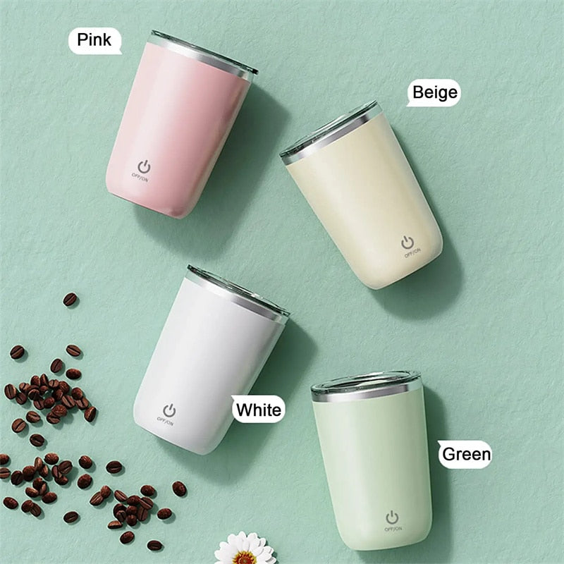 Electric Stainless Steel Magnetic Stirring Mug