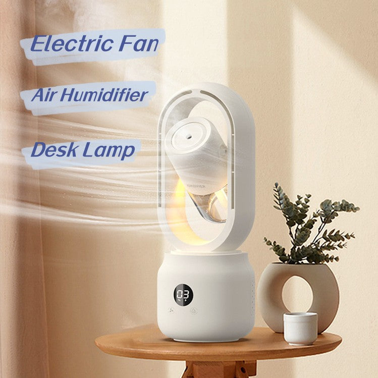 Été refroidi à l'eau vaporisateur brouillard ventilateur électrique USB Rechargeable Portable sans fil humidificateur d'air ventilateur sans lame ventilateur de Table