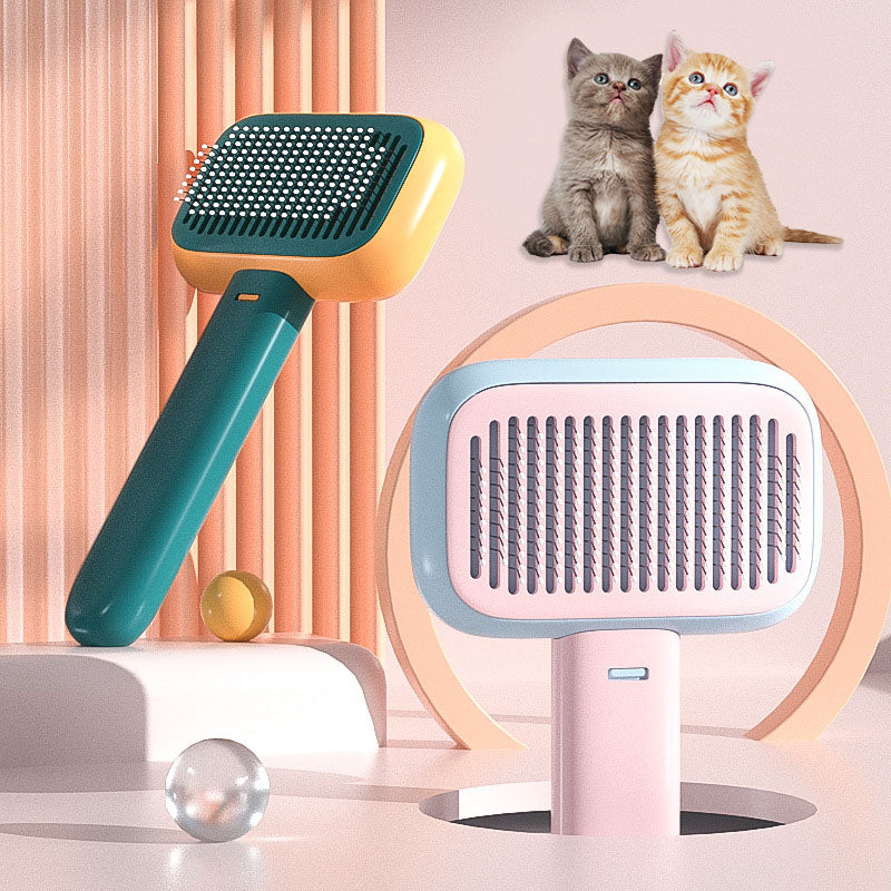 Pet Hair Brush Self Cleaning