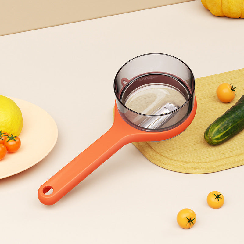 Multi-Functional Peeler With Emptying Tray