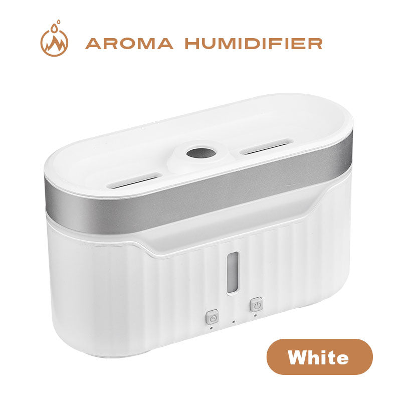 Nouveau méduse flamme humidificateur Simulation flamme aromathérapie humidificateur méduse brouillard cercle atmosphère lampe humidificateur