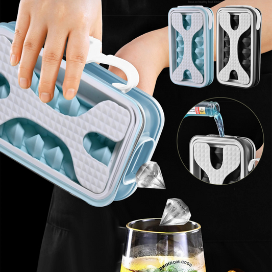 2in1 Portable Silicone Boule De Glace Moule Machine À Glaçons Bouteille D'eau Moule À Glaçons Bouteille Creative Boule De Glace Diamant Curling Gadgets De Cuisine D'été