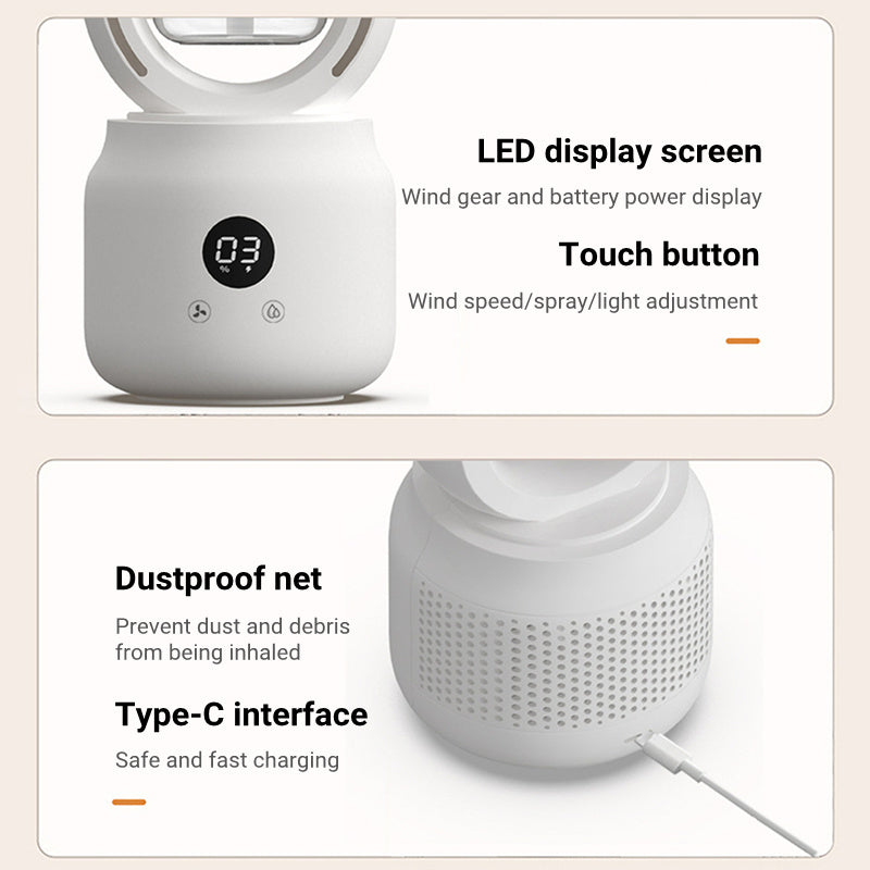 USB Rechargeable Portable Wireless Air Humidifier