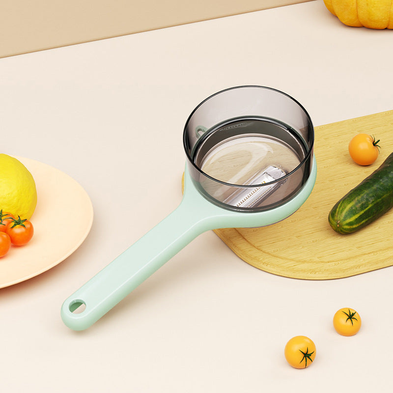 Multi-Functional Peeler With Emptying Tray