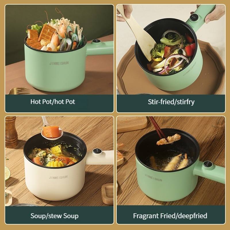 Mini Hot Pot Ménage Portable Appareil De Cuisine Multi Fonction Non Bâton Électrique Pot Gadgets De Cuisine